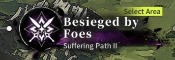 besieged by foes